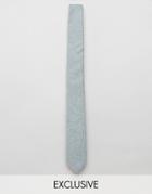 Heart & Dagger Wool Blade Tie - Blue