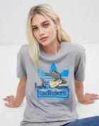 Adidas Skateboarding Oversized T-shirt With Trefoil Logo - White