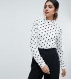Asos Tall Sweater In Spot-cream