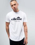 Ellesse Italia T-shirt With Large Logo - White