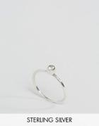 Fashionology Sterling Silver Clear Quartz Ring - Silver