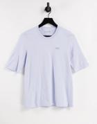 Lacoste Oversized Logo T-shirt In Pink