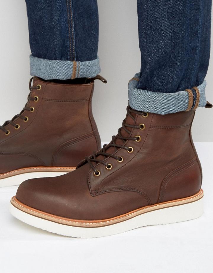 Aldo Waovia Nubuck Laceup Boots - Brown