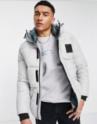 Marshall Artist Fantom Siren Bubble Padded Jacket In Gray