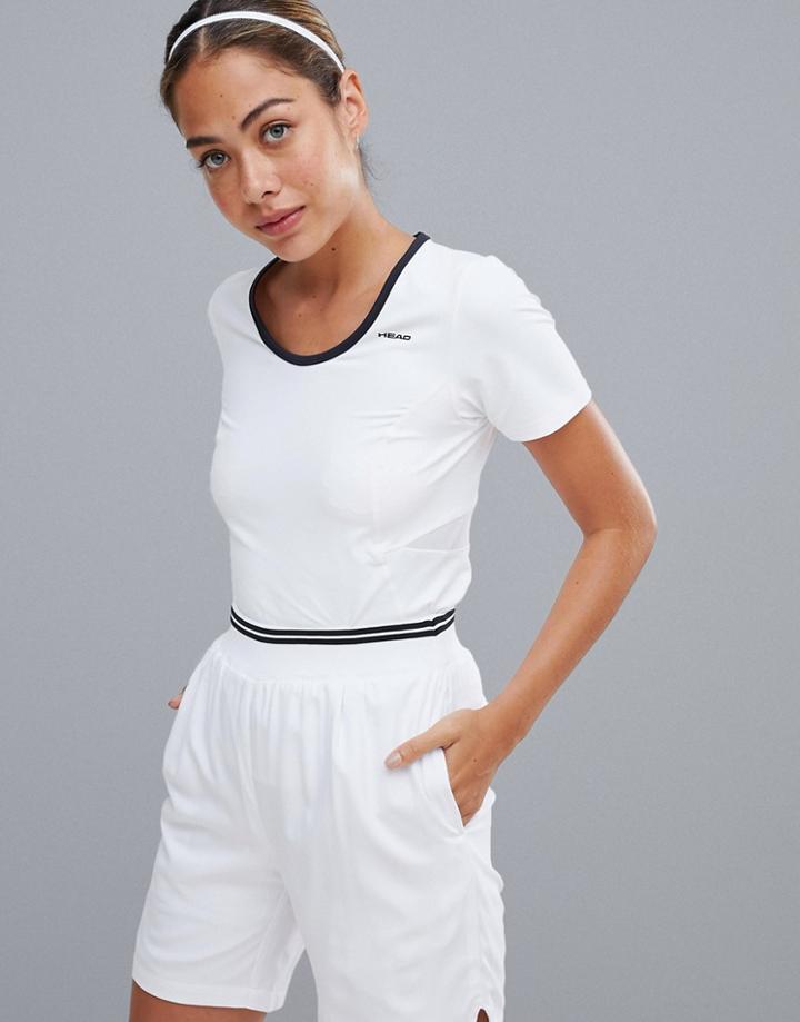 Head Performance T-shirt In White - White