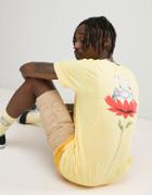 Ripndip T-shirt With Daisy Back Print In Yellow - Yellow