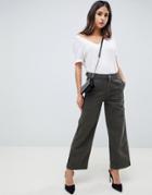 Dl1961 Hepburn High Rise Wide Leg Cargo Pant-black