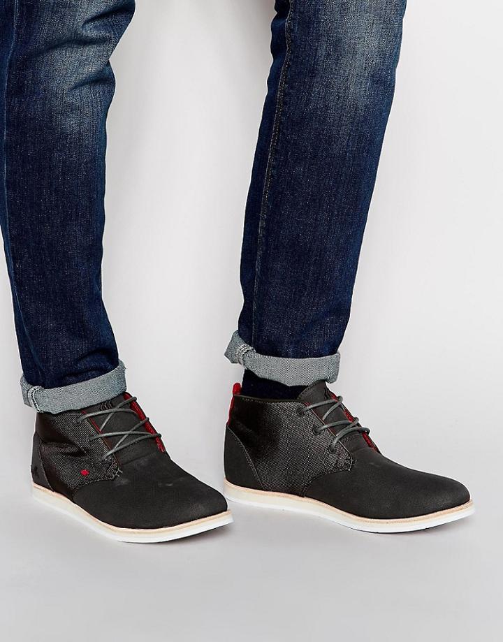 Boxfresh Dalston Canvas Chukka Boots - Gray