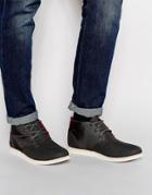 Boxfresh Dalston Canvas Chukka Boots - Gray