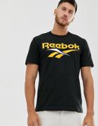 Reebok T-shirt With Vector Logo In Black