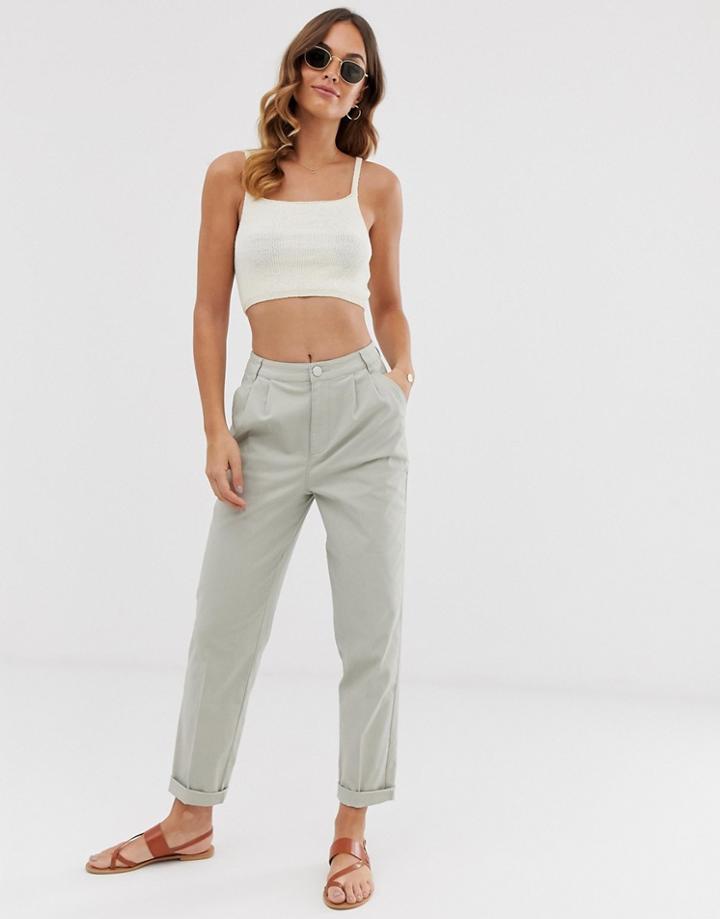 Asos Design Chino Pants - Green