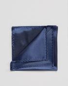 7x Pocket Square In Box - Navy