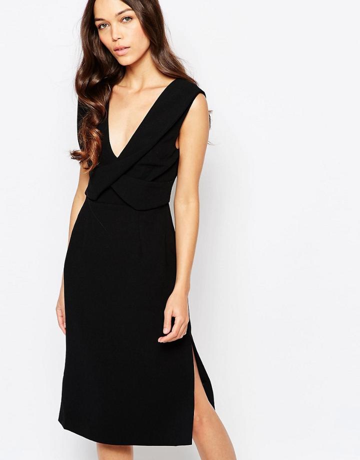 Finders Keepers Big Shot Dress - Black