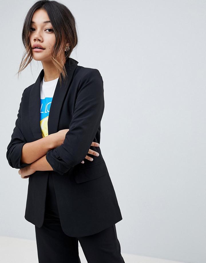 Amy Lynn Tailored Blazer - Black