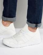 Asos Sneakers In White With Rubber Detailing - White