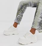New Look Extra Chunky Sneaker In White - White