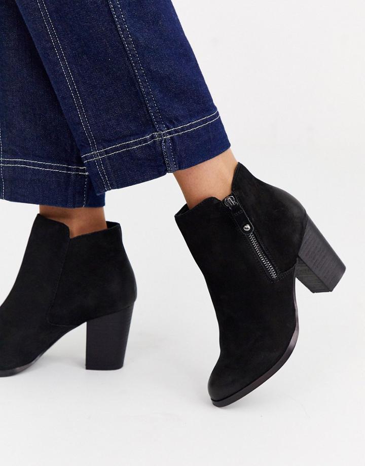 Aldo Naedia Side Zip Round Toe Kitten Heel Boot