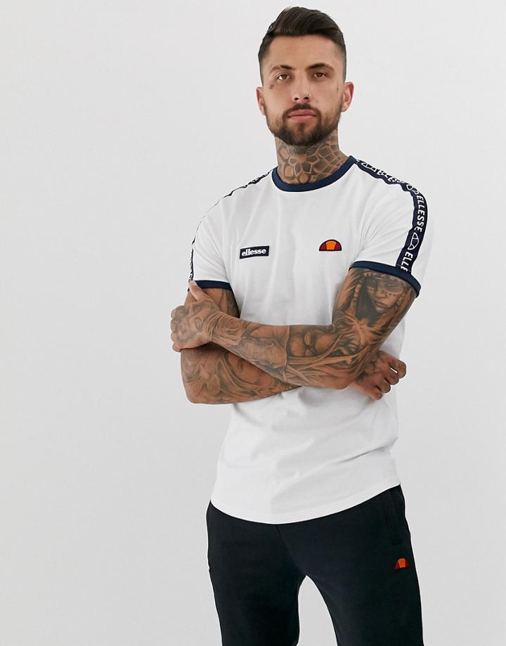 Ellesse Fede T-shirt With Taping In White