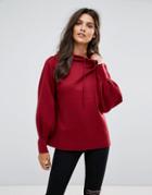 Vero Moda Sweater Hoodie - Red