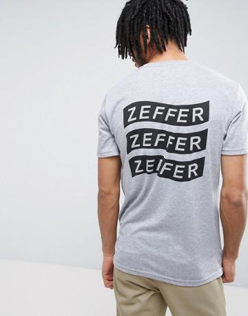 Zeffer Printed T-shirt - Gray