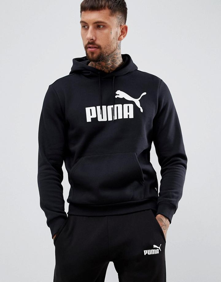 Puma Essentials Pullover Hoodie In Black 85174301