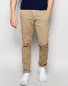 Selected Homme Chinos In Skinny Fit - Sand