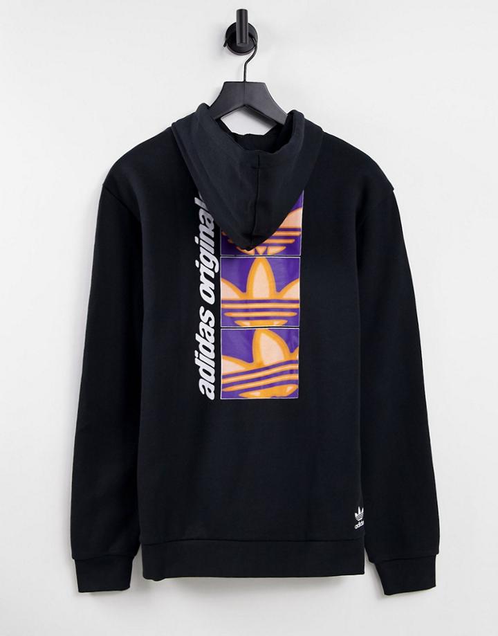 Adidas Originals Yung Z Hoodie In Black With Back Print