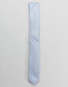 New Look Wedding Tie In Light Blue - Blue