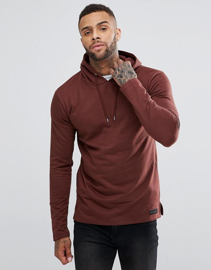 Just Junkies Universe Plain Hoodie - Brown