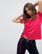 B.young Gather Detail T-shirt - Pink