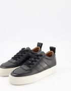 Whistles Anna Deep Sole Sneakers In Black