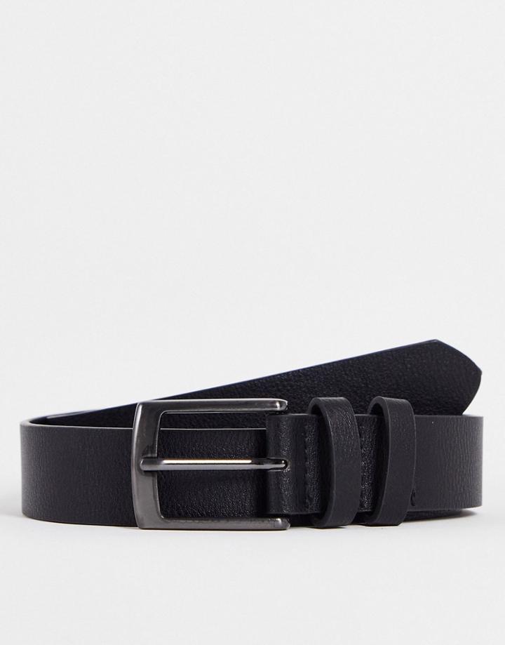 Svnx Classic Pu Belt In Black