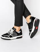 Love Moschino Mesh Insert Sneakers - Black