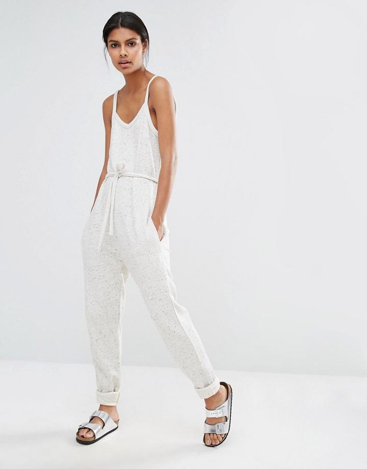Y.a.s Minna Sweat Jumpsuit - Gray