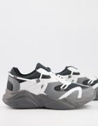 Asos Design Desna Sneakers In Gray-grey