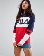 Fila Oversized Rugby T-shirt With Contrasts And Chest Logo - Multi