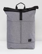 Spiral Roll-top Backpack In Gray - Gray