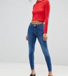 River Island Petite Molly Skinny Jeans - Blue