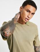 Bolongaro Trevor Havana Waffle Polo Shirt-green