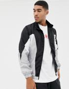 Good For Nothing Track Jacket With Contrast Panels In Black - Black