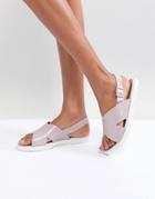 Zaxy By Melissa Match Flat Sandal - Beige