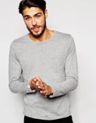 Produkt Long Sleeve Top - Light Gray Melange