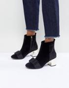 Miss Kg Talisa Bow Boots - Black