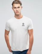 Franklin And Marshall Crest Logo T-shirt - Gray