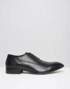 Base London Holmes Leather Oxford Shoes - Black
