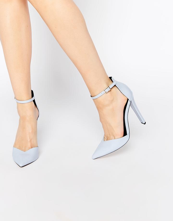 Asos Pennsylvania Pointed Heels - Pale Blue