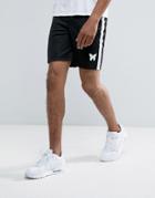 Good For Nothing Poly Shorts In Black - Black