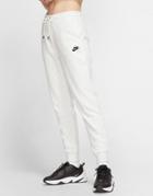 Nike Essentials Cuffed Sweatpants In White Heather