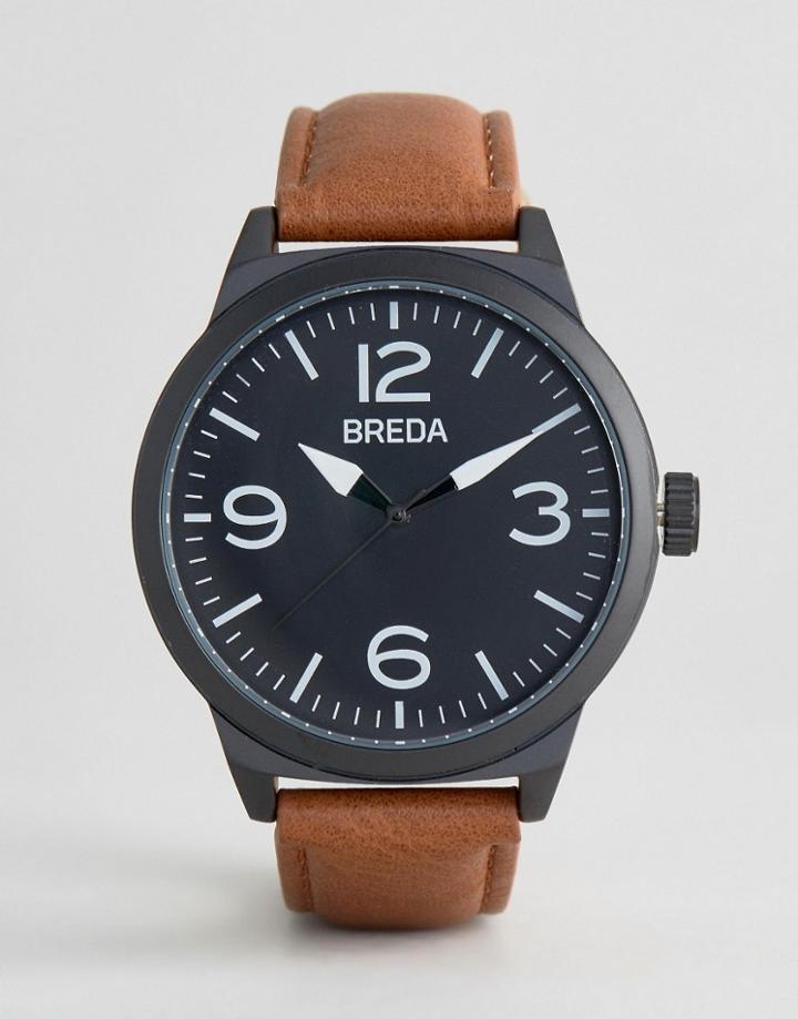 Breda Stephan Matte Brown Watch - Brown