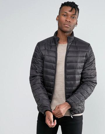 Burton Menswear Quilted Jacket - Black